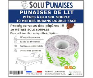 Pièges à glu - Ruban adhésif Double Face - Sol Souples - The BUGO