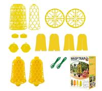 Pièges à guêpes réutilisables 5.3x10.2, 2 pièces, piège à frelons Collant Suspendu pour l'extérieur, Abeilles, Mouches, moustiques