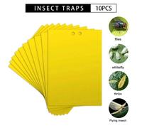 Pièges à insectes jaunes/bleues,10 pièces/paquet,pour piéter les insectes vergers et les parasites adhésifs forts - Type 15 20cm yellow10pcs #A