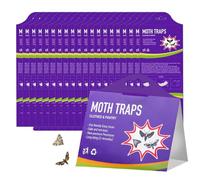 Piéges à Mites Alimentaires, 20 Pièces Anti Mites Textiles, Anti mite Alimentaire, Pièges à Mites Alternative aux Boules à Mites