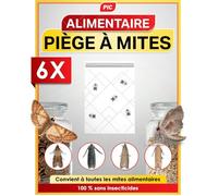Pièges à Mites Alimentaires - 6 Pièges Anti Mites Alimentaires avec Phéromones - Piege a Mite Alimentaire pour Cuisine, Placard