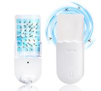 Pièges à Mouches D'intérieur, 1Appareils et 5 Recharge, Anti Moucherons Piège Lumineux, Prise Anti Moucheron, Prise Insectes Lumière Bleue, Anti Moucheron Interieur pour Moustique Moucherons, Mites