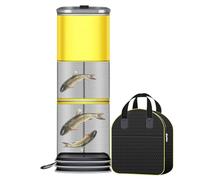 Pièges à poissons pour la pêche, piège à poisson-chat - Appât de pêche carré, Minnow Panier, , Épaissi, écrevisse, sac en filet pour rivière aquarium eau salée eau douce crabe crevettes tortue