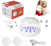 Pièges à Puces,Piège À Lampe À Puces,Autocollant piège à puces piège à Lamp à puces,piège à Insectes pour Chambre à Coucher,Salon,buanderie,Cuisine,etc.