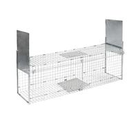 Pièges à rongeurs pliant à deux entrées Kerbl Alive Predator Flex Argenté 100x26x32 cm