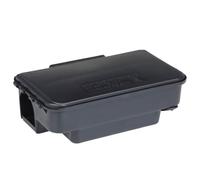Pièges à Souris 4 pcs Noir en polypropylène 22x12,5x7,5 cm avec Porte-appâts sécurisé pour Capture Rongeur extérieur Jardin Ferme Protection Terrier