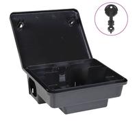 Pièges à souris 6 pcs noir 23x19x9,5 cm boîte à rats appât pour souris vidaXL