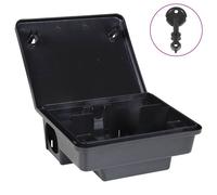 Pièges à souris 6 pcs noir 23x19x9,5 cm boîte à rats appât pour souris vidaXL
