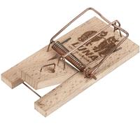 Pièges à souris Luna modèle classique en bois avec barre d'appât set de 2 pièces
