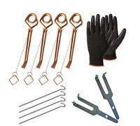 Pièges A Taupes Putange X4, Campagnols, Rats Taupier. Anti Taupe. Accessoires Contre Les Rongeurs et nuisibles De Votre Jardin.