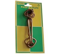 Pièges à taupes type ""PUTANGE"" + détentes, Lot de 2 pièges