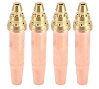 PièGes De Torche De Coupe De Gaz 4Pcs Ensemble, RéSistance à Haute TempéRature Buse Isobare Pour La Coupe Rapide De Gaz D'Acier, Les PièCes En Cuivre En Cuivre (3#)
