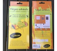 Pièges pour Cafards et Blattes - Lot de 5 pièges adhésifs discrets sans odeurs