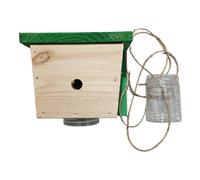 Pièges pour une utilisation en extérieur - En bois réutilisable et anti-éclatement - Piège à insectes pour guêpes et en plein air - Pour jardin, avant-toit, terrasse