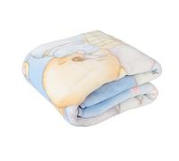 PIELSA Baby 6375-4 Couverture en coton pour bébé respirante et confortable, hypoallergénique et anti-acariens, 110 x 140 cm Bleu