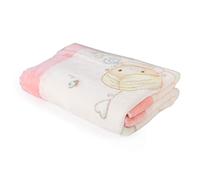 Pielsa Baby 6377-14 Couverture d'hiver pour bébé Motif imprimé Rose 80 x 110 cm