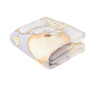 Pielsa Baby - Couverture en coton pour bébé taille 80 x 110 cm, gris, respirante, hypoallergénique et anti-acariens