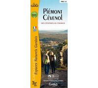 Piemont cevenol - des cevennes au coutach - Des Cévennes au Coutach, Echelle 1 : 30 000 - Collectif - Comite Depart.tourisme Du Gard - Atlas / carte