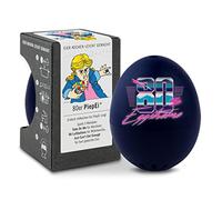 PiepEi 80 Minuteur à œufs Chantant pour Cuisiner avec 3 Niveaux de dureté, 40e Anniversaire Brainstream