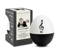 PiepEi Classique - Minuteur à œufs Chantant pour Cuisiner - Cuiseur à œufs pour 3 degrés de dureté - Joue des Chefs-d'œuvre Classiques - Cuisine drôle - Musique Eggtimer - Brainstream