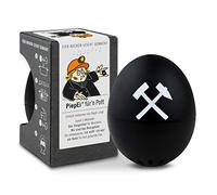 PiepEi Pott Minuteur à œufs Chantant pour 3 Niveaux de dureté - Cadeau de Ruhrpott - Œuf de Cuisine Amusant - Musique Eggtimer - Brainstream