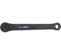 Pieper manivelle gauche 4KANT acier 170MM noir