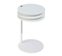 pieperconcept Table d’appoint Molino blanc, Designer Hauke Murken, Sven Hansen, 54 cm