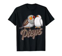 Pieps Zèbre Pinson Mignon Oiseau volière Humour T-Shirt Graphique avec Valeur