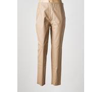 pier antonio gaspari pantalons femme de couleur beige 38