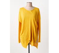 pier antonio gaspari pulls et sweat-shirts femme de couleur jaune 48