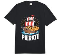 Pierate Pirate Ship Pie Design Fun Comfort Colors Adult Heavyweight T-Shirt