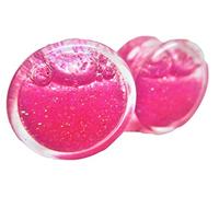 Pierced Republic Lot de 2 bouchons d'oreille à paillettes avec paillettes Rose 6 mm-16 mm