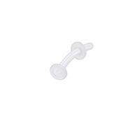 Piercing Anneaux, 1pcs 16G Verre Piercing Nez Septum Anneau Segment Cartlidge Helix Daith Conch Bijoux En forme d'arc, Transparent, Style 4, 1.2x7mmx3mm