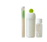 Piercing Cleaning Floss - 180 pièces Hygiene Care Kit, Gentle Cleaning Tools with 15ml Solution for Jewelry Maintenance and Daily Personal Care, Travel Essentials Accessories