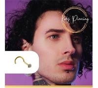 Piercing Nez KODY PIERCING Or 18 Carats Zircon 2 mm Tige Courbée - Pureté Lumineuse et Raffinement Intemporel
