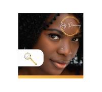 Piercing Nez KODY PIERCING Or 9 Carats Pierre Naturelle 1,2 mm - Pureté Naturelle et Éclat Subtil