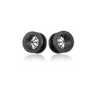 PiercingJak 1 paire de jauges d'oreille tunnels nordiques viking en forme de casque d'oreille en acier inoxydable hypoallergénique pour homme et femme, 9/16", Acier inoxydable, Pas de gemme