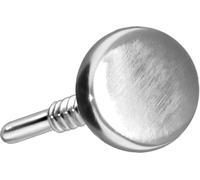 PIERCINGLINE Embout à visser en or 14 carats avec filetage de 0,8 mm DISC 3 mm sans piercing labret d'oreille, couleurs au choix, 0,8 mm Gewinde, or 14 carats (585), Pas de pierre précieuse
