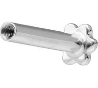 PIERCINGLINE Labret en or 14 ou 18 carats - Filetage intérieur sans embout - Pour oreille, conch, tragus, lèvre, nez et Medusa - Couleur et taille au choix, 1,2 mm Stabstärke / 9 mm Stablänge