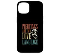Piercings are My Love Language Piercing pour Le Corps Coque pour iPhone 13