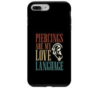Piercings are My Love Language Piercing pour Le Corps Coque pour iPhone 7 Plus/8 Plus