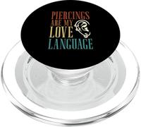 Piercings are My Love Language Piercing pour Le Corps PopSockets PopGrip pour MagSafe