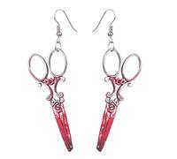 Piercings Découvertes Kits Taille Kits Imprimé Gothique Ciseaux D'oreilles Hallowee Partie Horreur D'oreilles Bracelets Fabricant Pince Moules Bijoux (E, One Size)