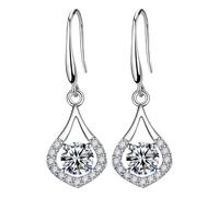 Piercings Kits Outils Kits Drop Earrings Shiny Moissanite Hook Earrings Moissanite Earrings For Women Woman Mother Her Nettoyeur Fil Perceuse Kits (A, One Size)