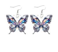 Piercings Trousse Nettoyeur Bijoux Personalized Peach Heart Earrings And Sparkling Silver Earrings Fournitures Pince Perceuse Bijoux (White, One Size)