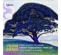 Pierné : Quintette avec Piano. Vierne Cordes. Lane, Quatuor Goldner