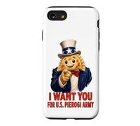Pierogi USA Funny Vintage Juillet 4th Independence Day Veteran Coque pour iPhone SE (2020) / 7/8