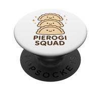 Pierogis Squad, fan amusant de Pierogis PopSockets PopGrip Adhésif