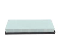 Pierre à aiguiser Althwuyu grain 320, pierre à aiguiser en carbure de silicium avec base, pour ciseaux, ciseaux, haches, outils à main, travail du bois, 7,9 × 3,0 × 1,0 pouces