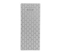 Pierre à Aiguiser Diamant 400, Pierre Affûtage Professionnelle Couteaux avec Surface Nid d'Abeille Anti-Colmatage - Kit Complet pour Couteaux de Cuisine, Ciseaux, Outils de Jardin et de Bricolage
